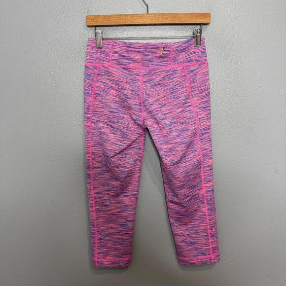 LILLY PULITZER luxletic weekender space dye flamingo pink crop leggings size M - Picture 7 of 7